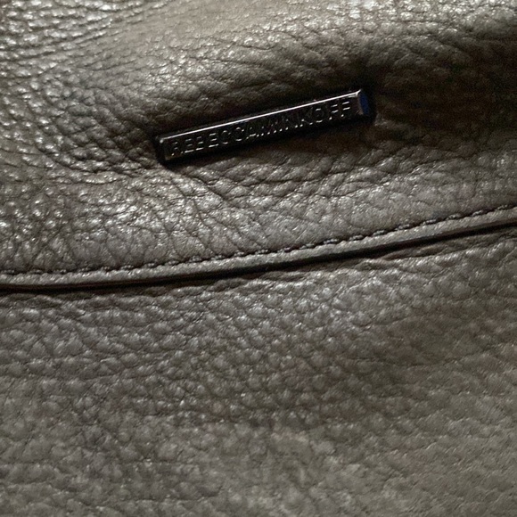 Rebecca Minkoff Regan Bag Black Nubuck Crossbody Satchel - Picture 4 of 11